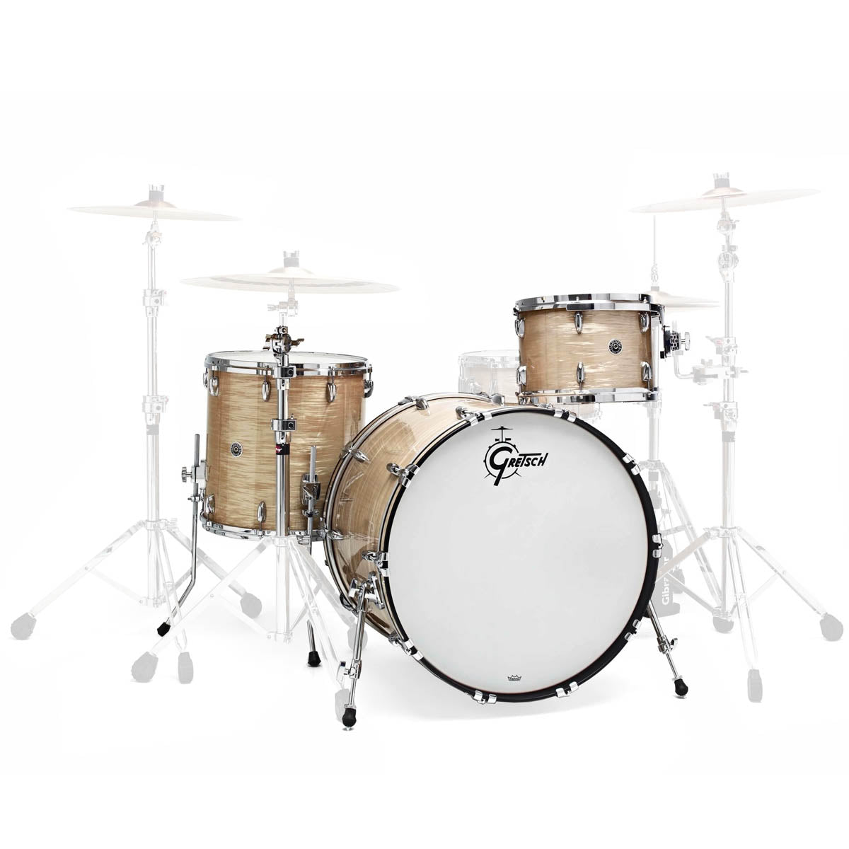 Gretsch USA Brooklyn Individual Shells in Creme Oyster