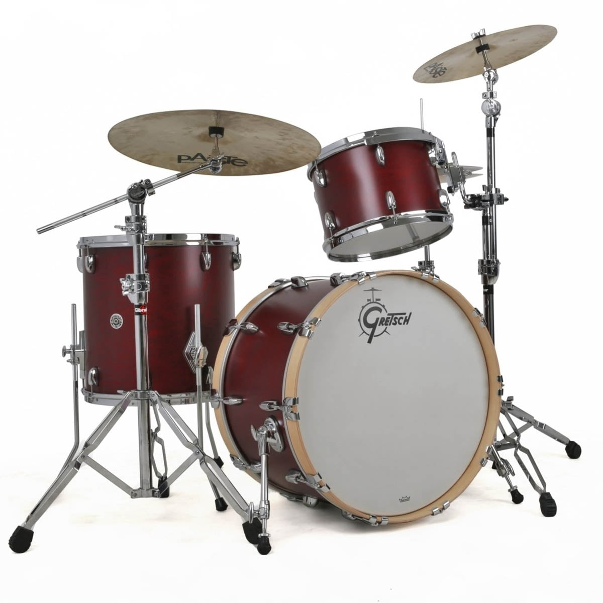 Gretsch USA Brooklyn Individual Shells in Satin Cherry Red