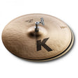 Pair of cymbals with 'K' logo on a white background