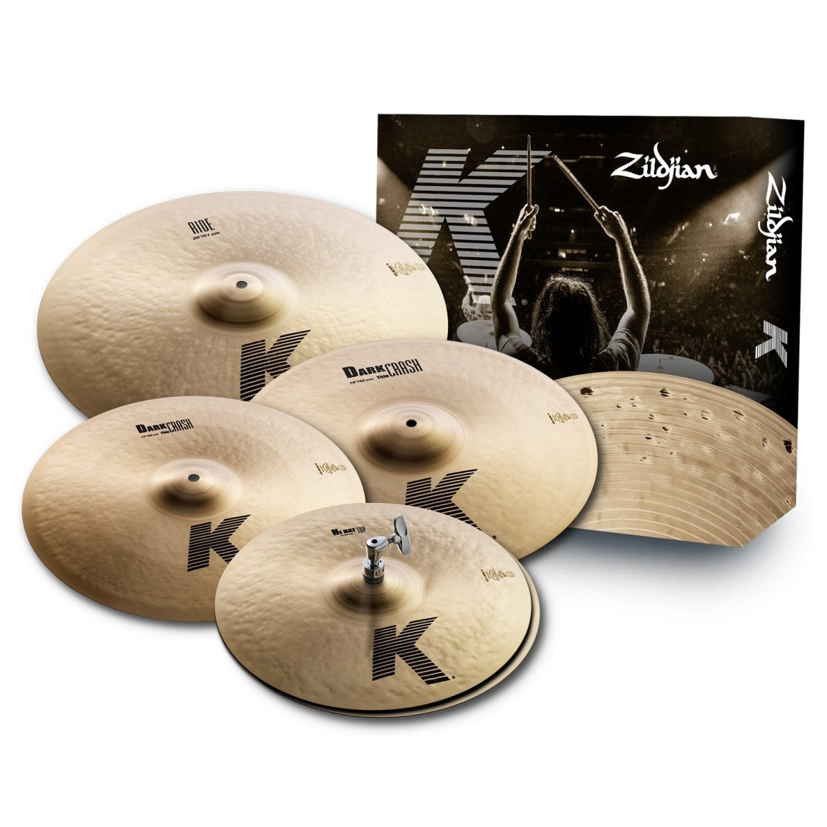 Zildjian K Cymbal Pack - 14"/16"/18"/20"