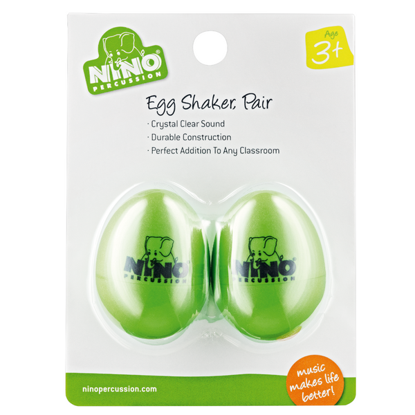 Nino Percussion Egg Shakers in Various Colours (Pair)