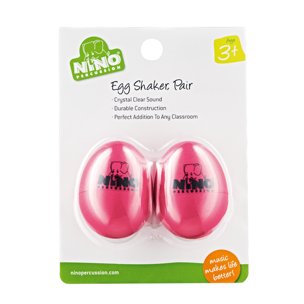Nino Percussion Egg Shakers in Various Colours (Pair)
