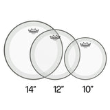 Remo Powerstroke P4 Tom Packs - Clear