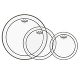 Remo Pinstripe Tom Packs - Clear