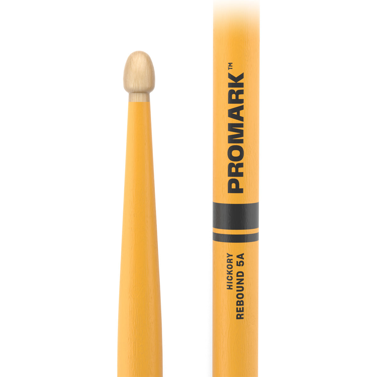 Pro-Mark Rebound 5A Hickory in Yellow - Wood Tip