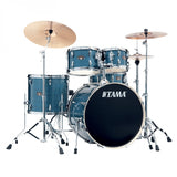 Tama drum set on a white background