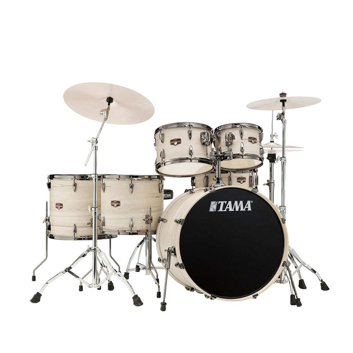 Tama Ltd Edition Imperialstar 22" 6 Piece Drum Kit in White Birch