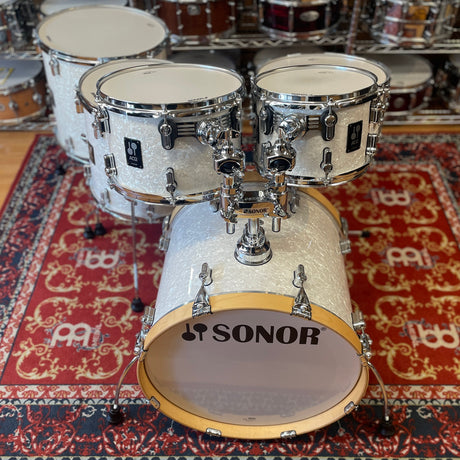 Pre-Owned Sonor AQ2 Shell Pack in White Pearl
