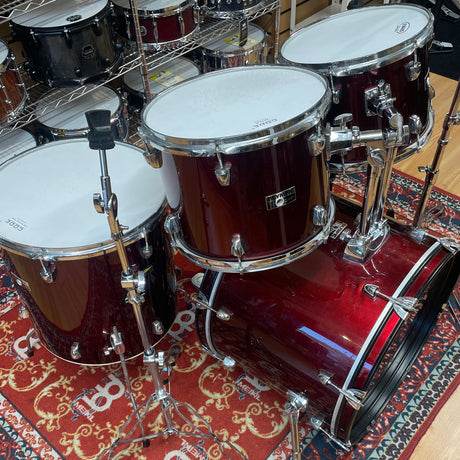Pre-Owned Premier Olympic Drum kit in Burgundy Red