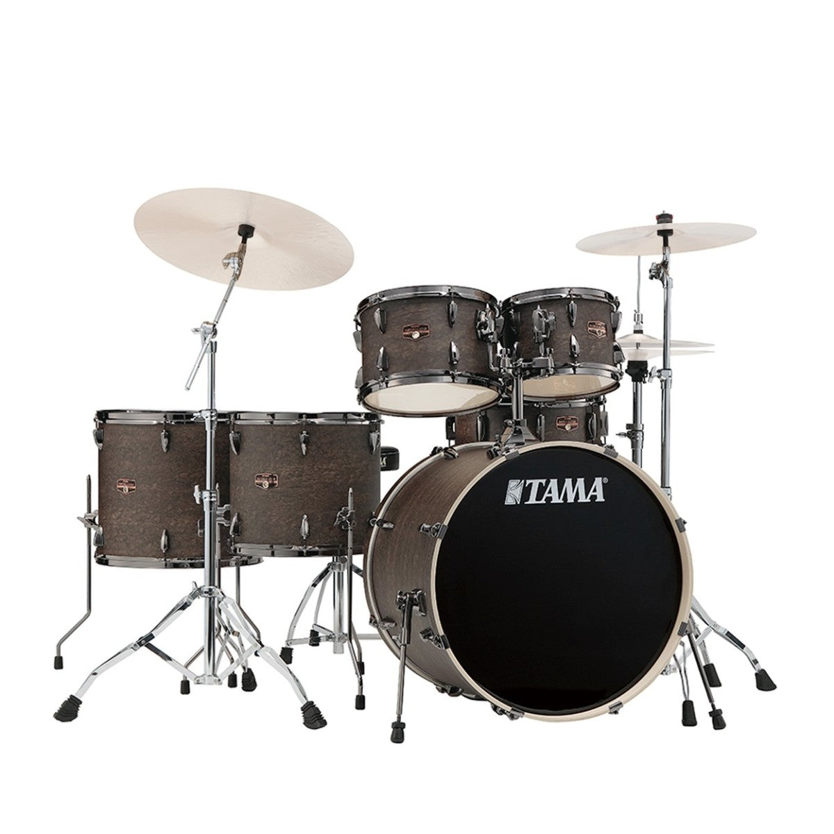 Tama Ltd Edition Imperialstar 22" 6 Piece Drum Kit in Walnut Burl