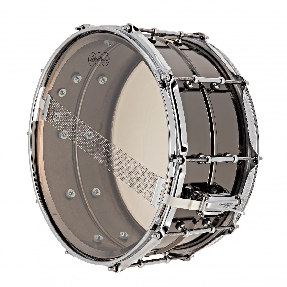 Ludwig Black Beauty 14"x6.5" Brass Snare - Tube Lug