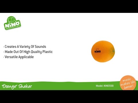 Nino Percussion Fruit & Vegetable Shaker - Orange