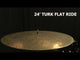 Istanbul Agop Custom 24" Turk Flat Ride