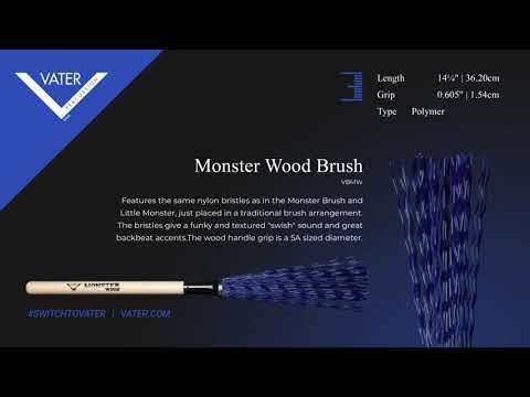 Vater Wire Tap Brushes - Monster Wood