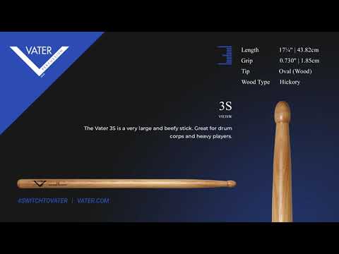 Vater American Hickory 3S - Wood Tip