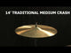 Istanbul Agop Traditional 14" Medium Crash