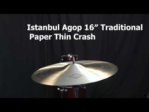 Istanbul Agop Traditional 16" Paper Thin Crash