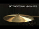 Istanbul Agop Traditional 24" Heavy Ride