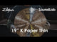 Zildjian K 19" Paper Thin Crash