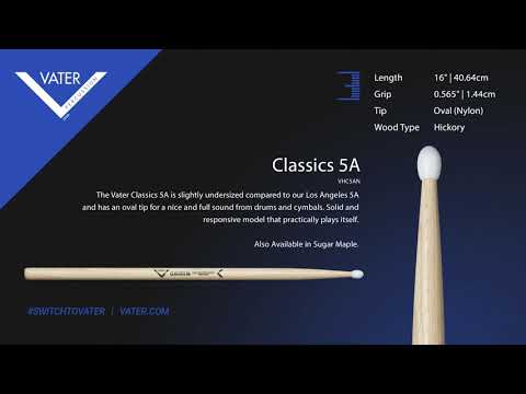 Vater American Hickory Classics 5A - Nylon Tip