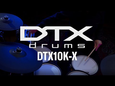 Yamaha DTX10K-M Electronic Drum Kit with Mesh Heads