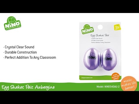 Nino Percussion Egg Shakers in Various Colours (Pair)