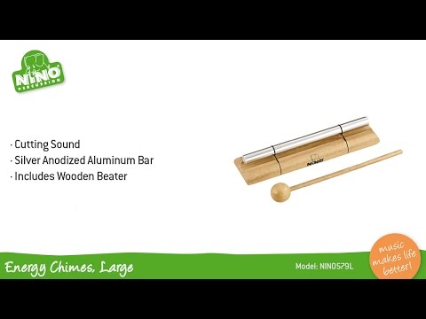 Nino Percussion Energy Chime with Wooden Beater - Large