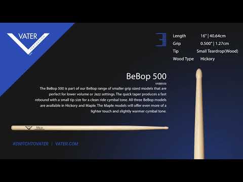 Vater BeBop 500 American Hickory - Wood Tip