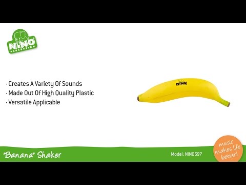 Nino Percussion Fruit & Vegetable Shaker - Banana