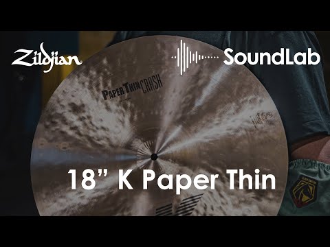 Zildjian K 18" Paper Thin Crash