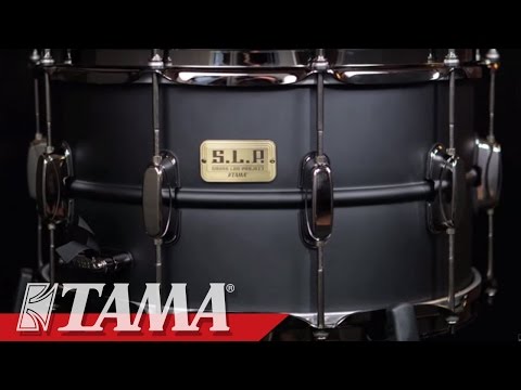 Tama S.L.P. 14x8 Black Steel Snare Drum
