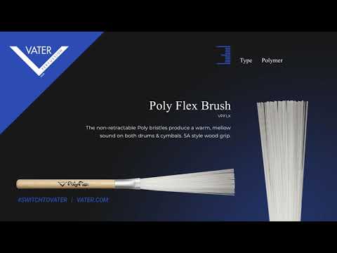 Vater Wire Tap Brushes - Poly Flex