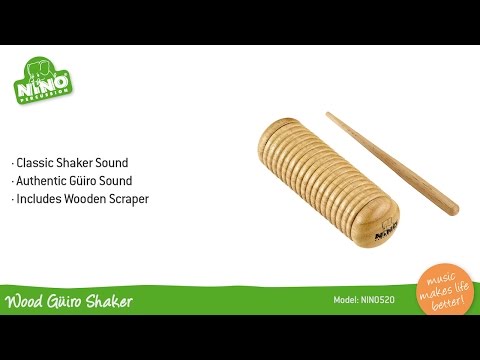Nino Percussion Wooden Guiro Shaker