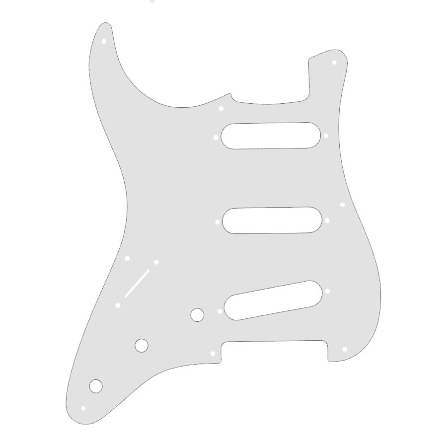 Squier Pickguard Stratocaster Left-Handed in White **Genuine Fender Parts**