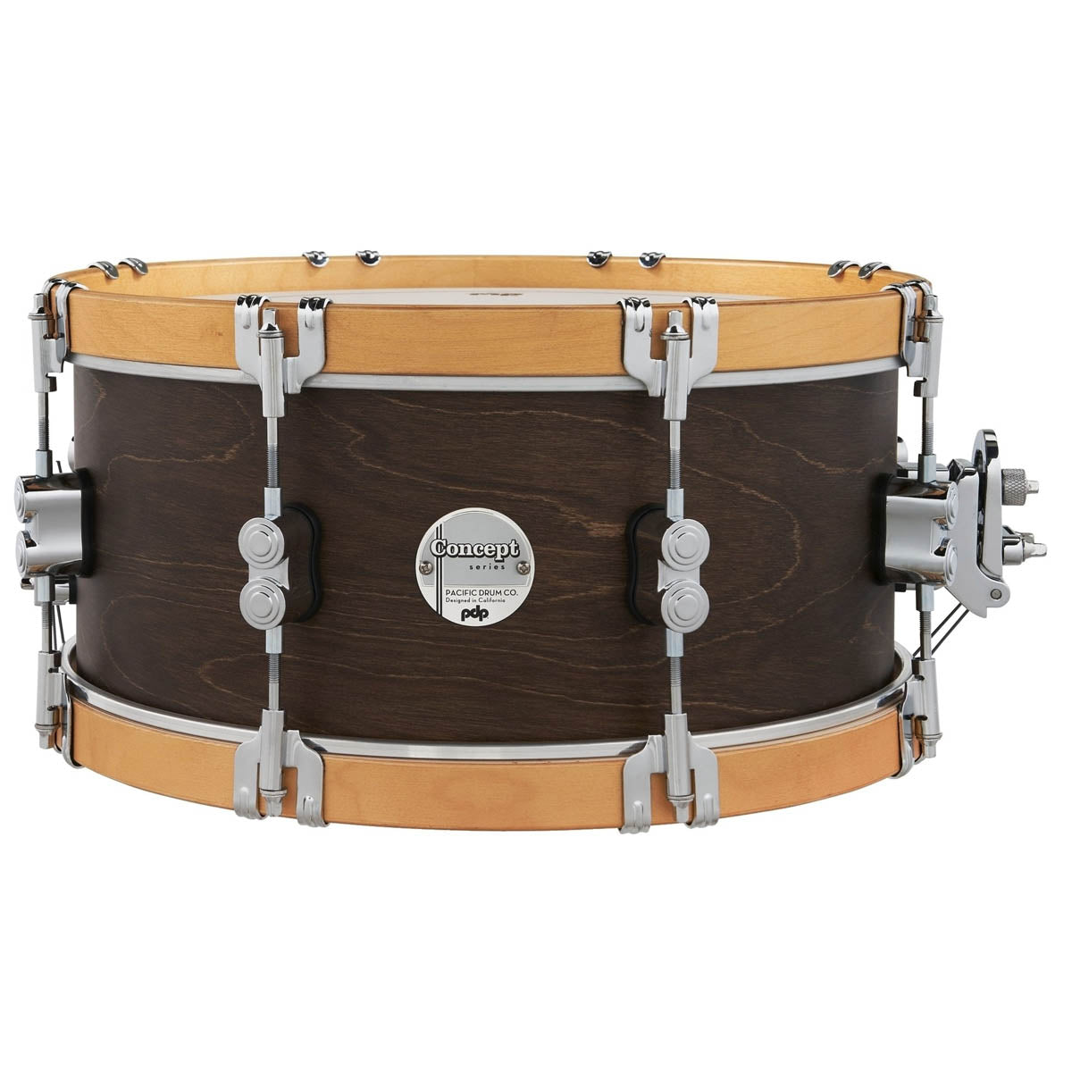PDP by DW Concept Classic 14"x6.5" Snare Drum with Wood Hoops in Walnut