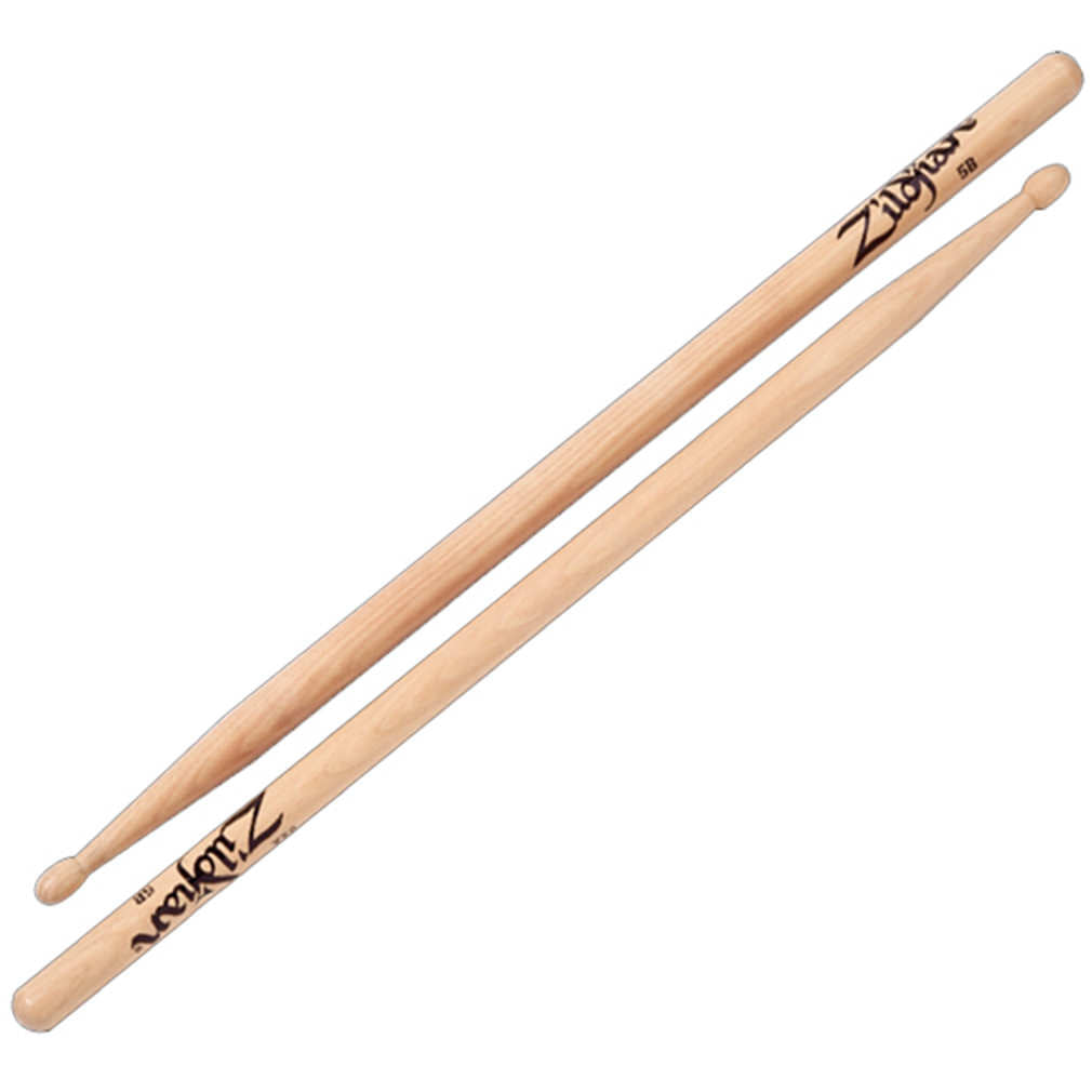 Zildjian 5B Drumsticks - Wood Tip