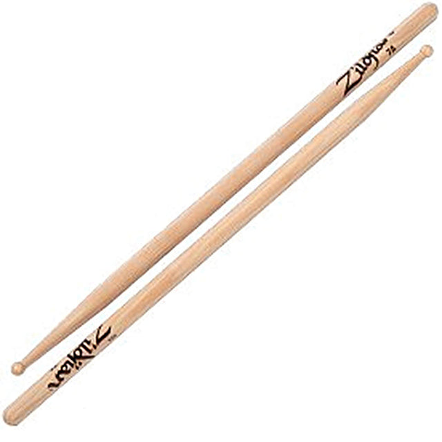 Zildjian 7A Drumsticks - Wood Tip