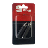Stagg Audio Adapters - 1/4" Jack Socket To Phono (RCA) Plug (Pack of 2)