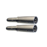 Stagg Audio Adapters - Male XLR To 1/4" Female Jack Socket (Pack of 2)