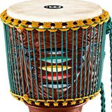Meinl Artisan Edition 12" Tongo Carved Djembe - Coloured Carving