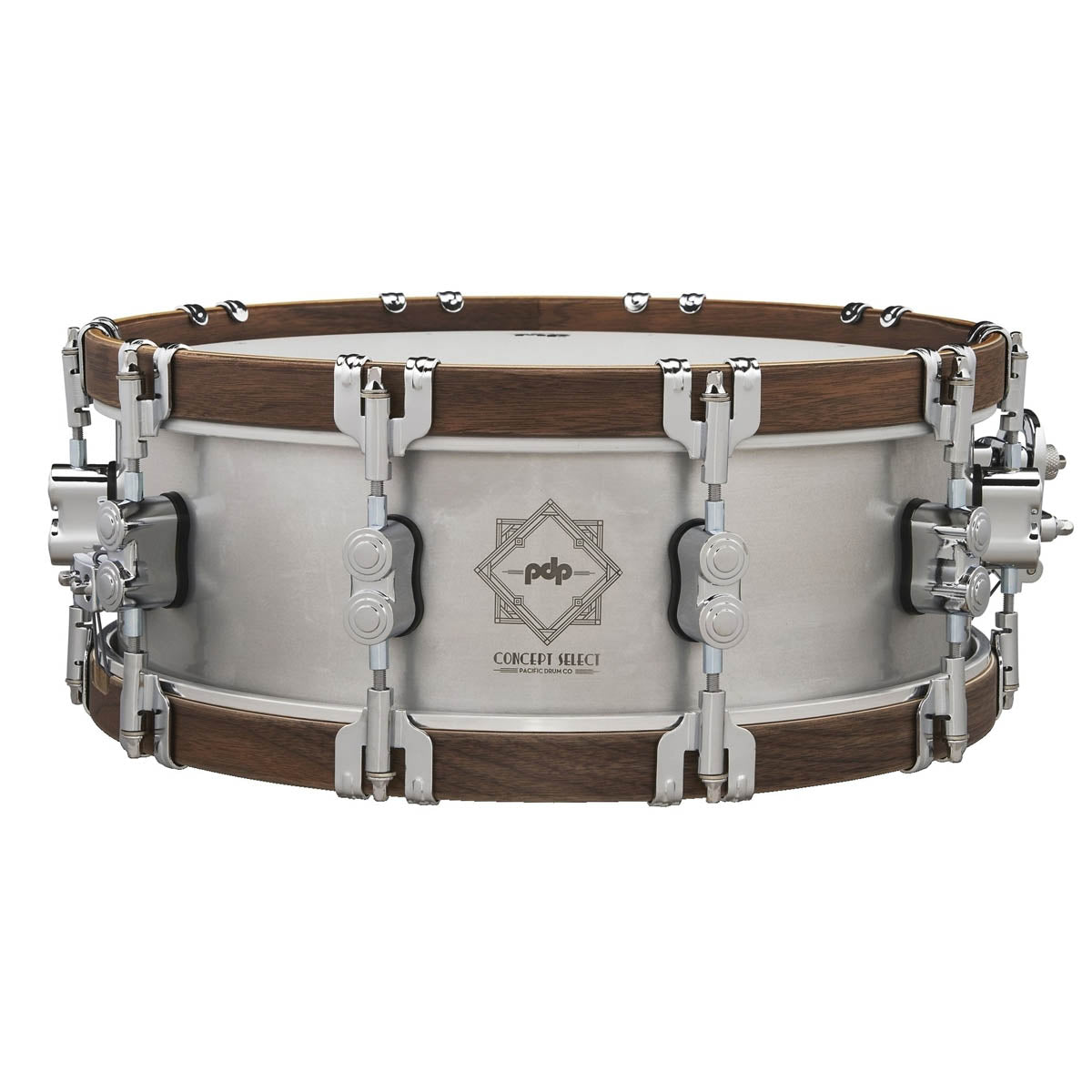 PDP by DW Concept Select 14"x5" Aluminium Snare Drum with Wood Hoops