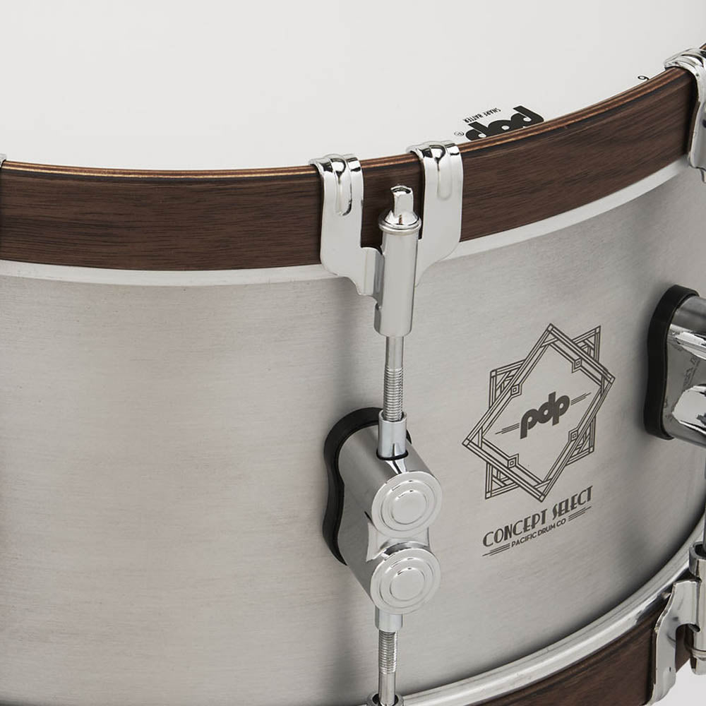 PDP by DW Concept Select 14"x5" Aluminium Snare Drum with Wood Hoops