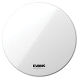 Evans EQ3 Bass Drum Resonant Head - White (No Port)