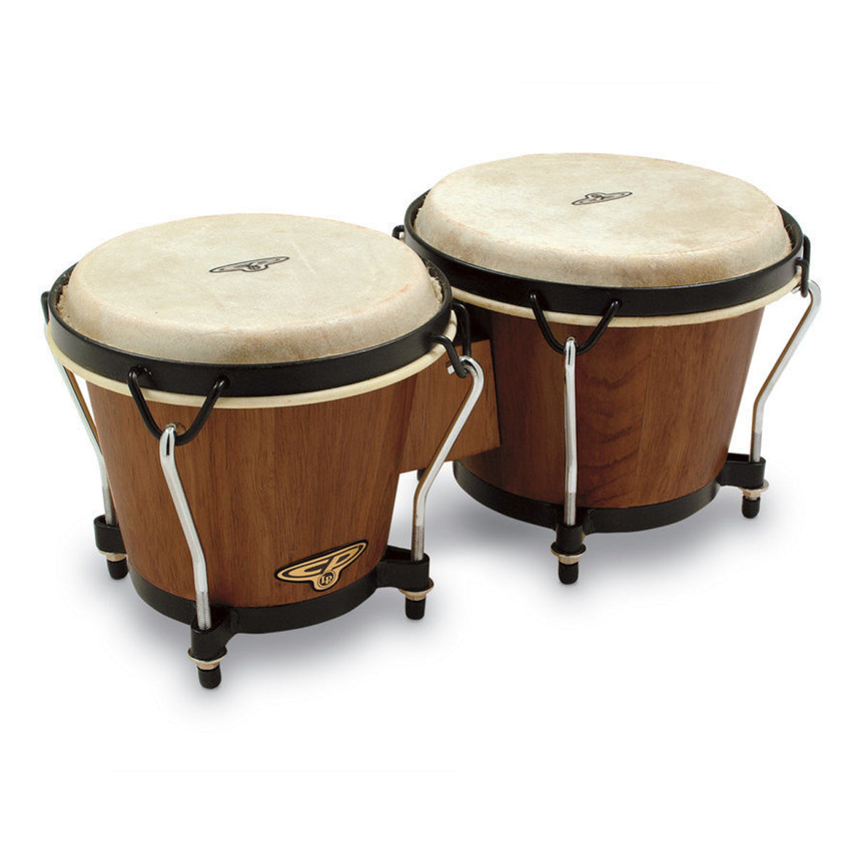 LP Percussion CP221-DW Traditional Bongos in Dark Wood