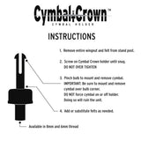 Cymbal Crown 8mm Cymbal Holder