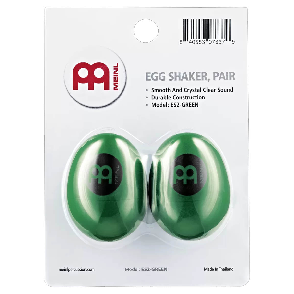 Meinl Plastic Egg Shakers - Green