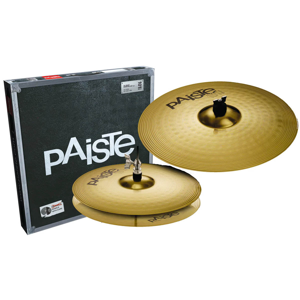 Paiste 101 Brass Essential Set (13" Hats & 18" Crash/Ride)
