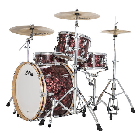 Ludwig USA Classic Maple 22" FAB Shell Pack in Burgundy Pearl