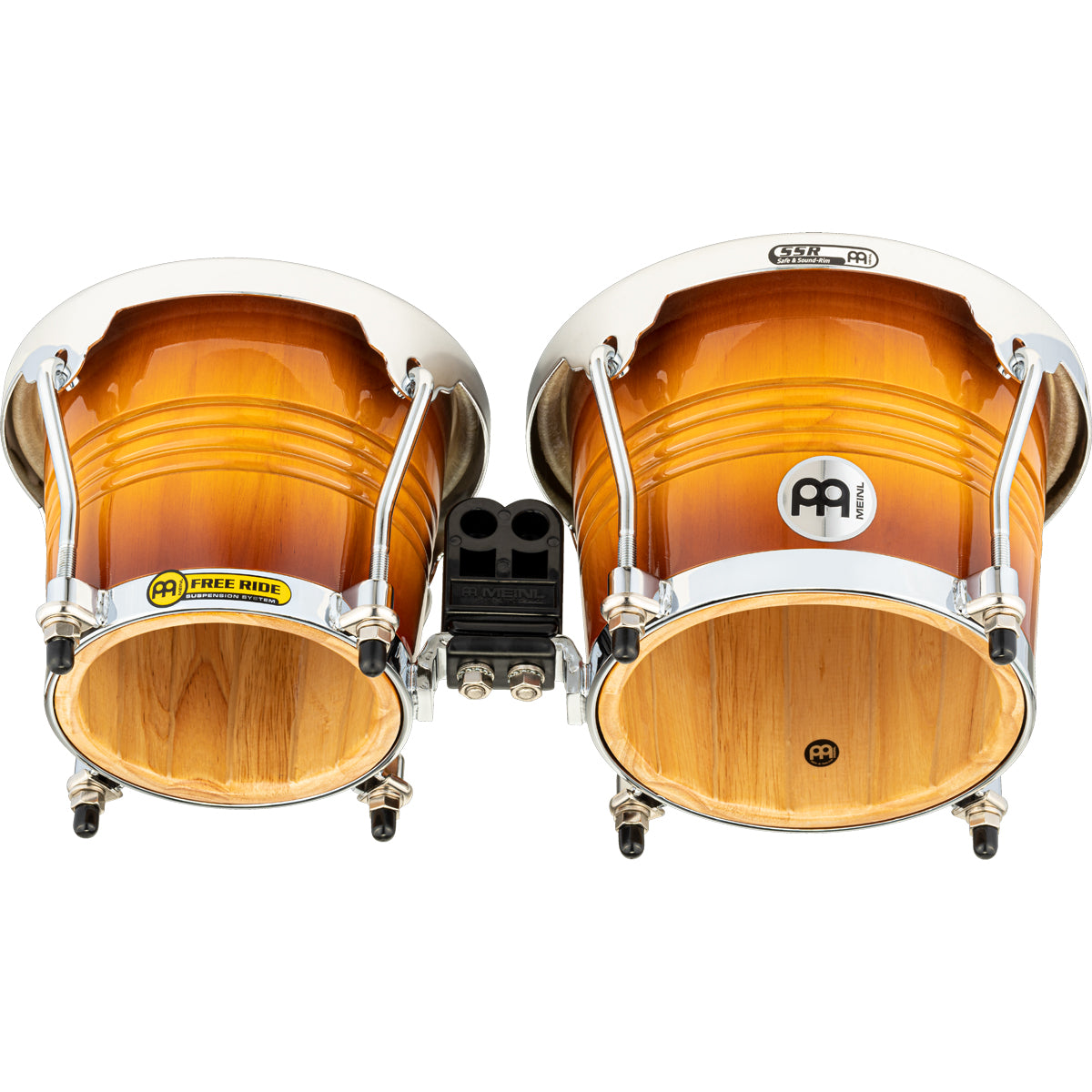 Meinl Marathon Exclusive Series Bongo in Gold Amber Sunburst - 6 ¾" + 8"