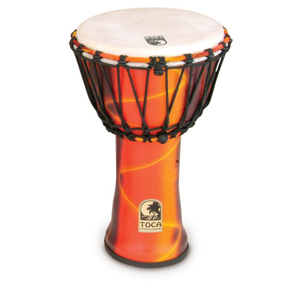 Toca Freestyle Rope Tuned 9’’ Djembe in Fiesta
